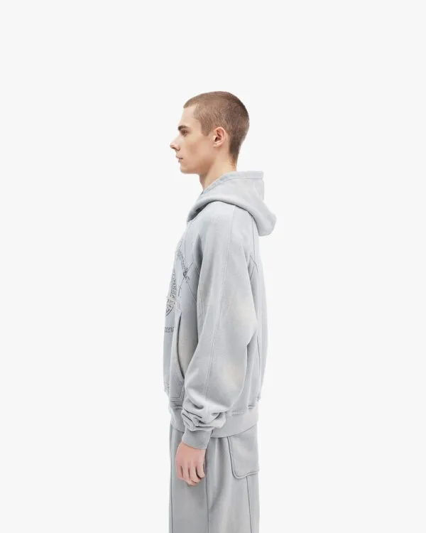 EXPLORER HOODIE GREY - Sweats & Hoodies - streetwear Avenue Wear