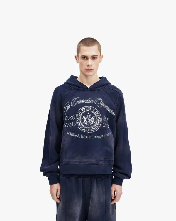 EXPLORER HOODIE NAVY - Sweats & Hoodies - streetwear Avenue Wear