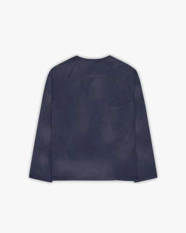 EXPLORER LONGSLEEVE NAVY - T-Shirts - streetwear Avenue Wear