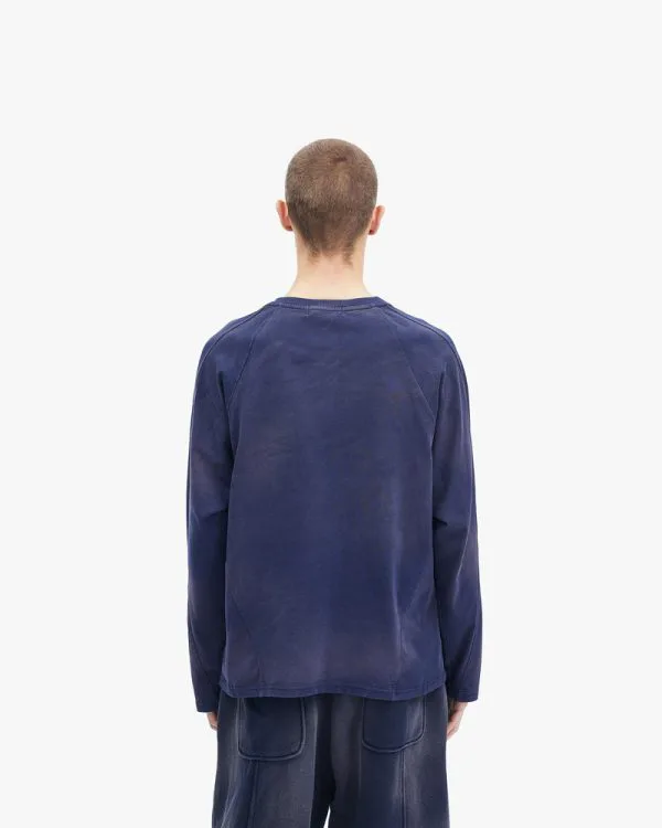 EXPLORER LONGSLEEVE NAVY - T-Shirts - streetwear Avenue Wear
