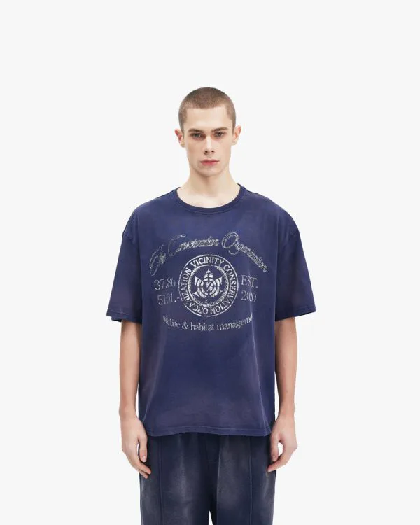 EXPLORER TEE NAVY - T-Shirts - streetwear Avenue Wear