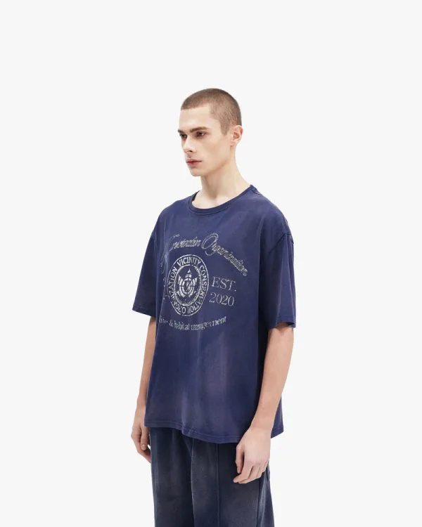 EXPLORER TEE NAVY - T-Shirts - streetwear Avenue Wear