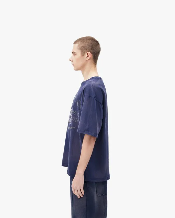 EXPLORER TEE NAVY - T-Shirts - streetwear Avenue Wear