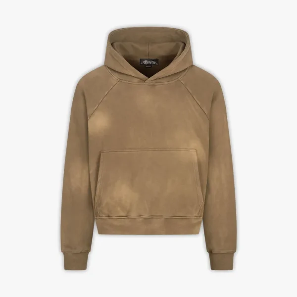 Faded wash hoodie beige - Avenue Wear