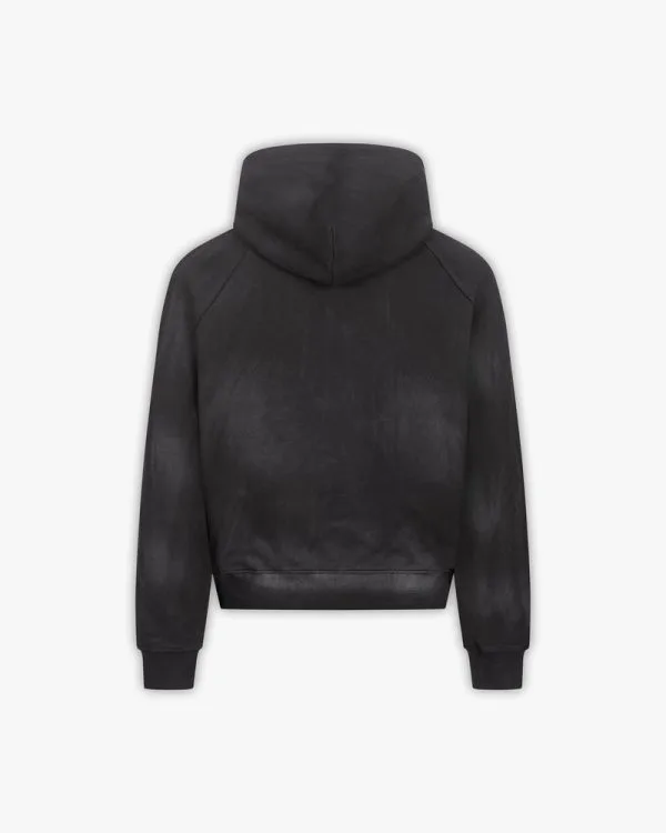 FADED WASH HOODIE BLACK - Sweats & Hoodies - streetwear Avenue Wear