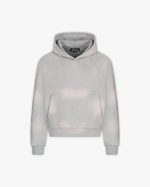 Faded wash hoodie grey - Avenue Wear