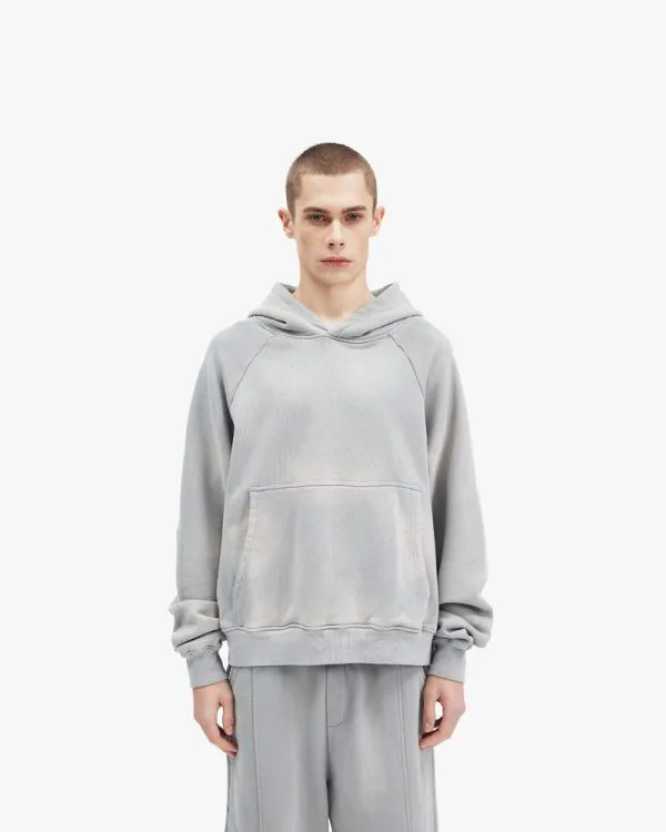 FADED WASH HOODIE GREY - Sweats & Hoodies - streetwear Avenue Wear