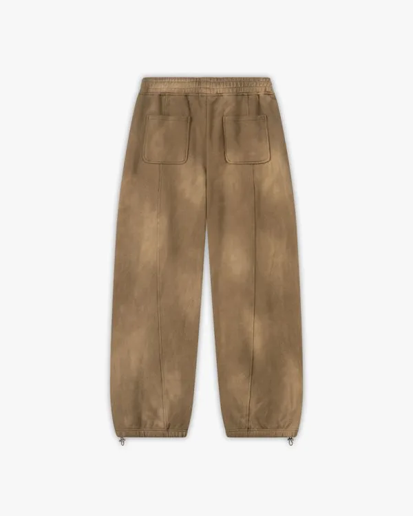 FADED WASH JOGGER BEIGE - Pantalons & Jorts - streetwear Avenue Wear
