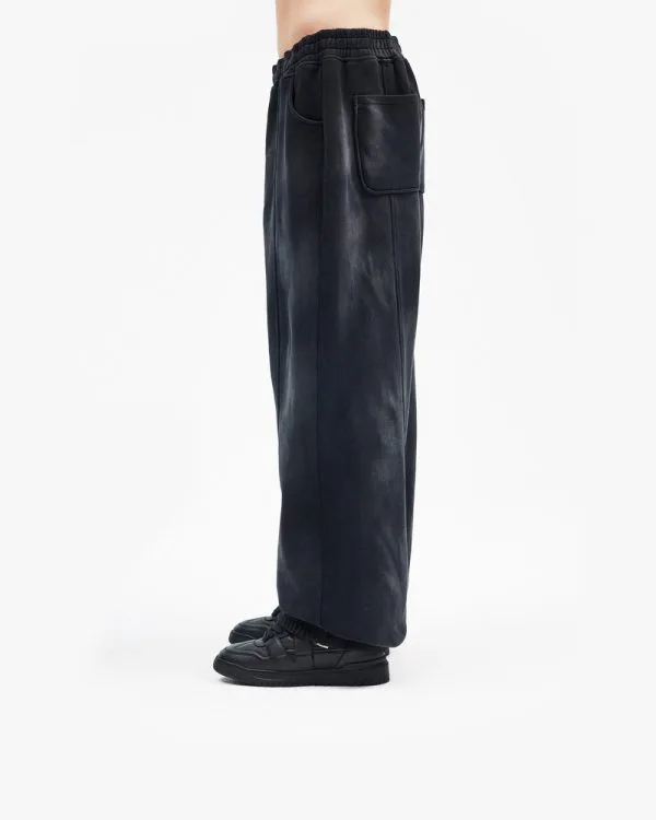 FADED WASH JOGGER BLACK - Pantalons & Jorts - streetwear Avenue Wear