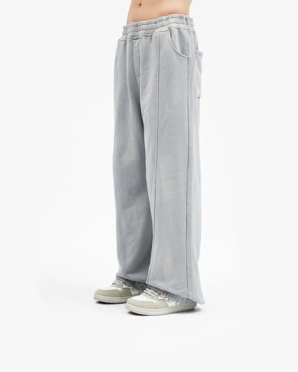 FADED WASH JOGGER GREY - Pantalons & Jorts - streetwear Avenue Wear