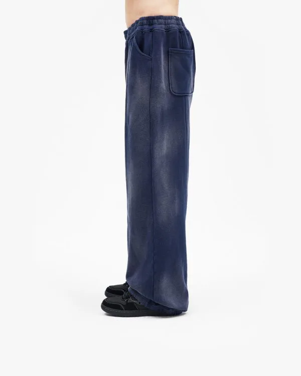 FADED WASH JOGGER NAVY - Pantalons & Jorts - streetwear Avenue Wear