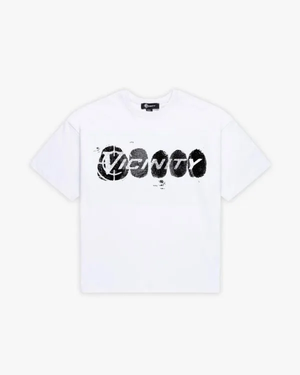 Fingerprint tee white - Avenue Wear