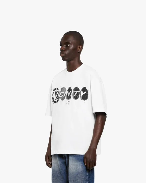 FINGERPRINT TEE WHITE - T-Shirts - streetwear Avenue Wear