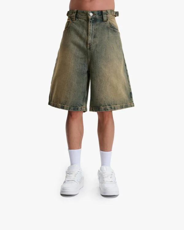 GARDA DENIM JORTS - Pantalons & Jorts - streetwear Avenue Wear