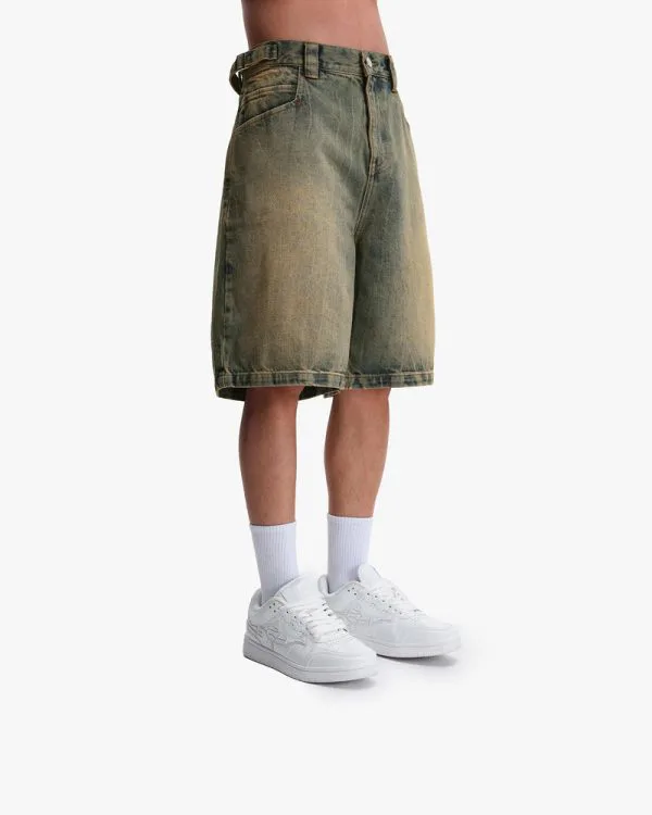 GARDA DENIM JORTS - Pantalons & Jorts - streetwear Avenue Wear