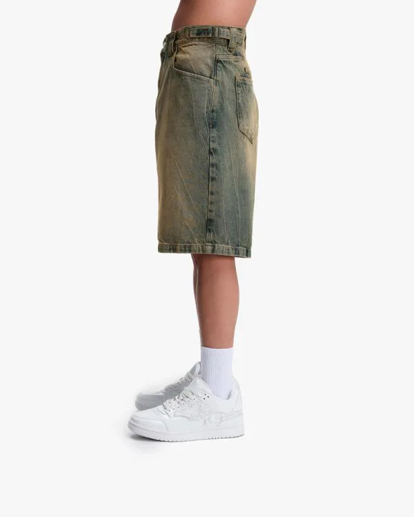 GARDA DENIM JORTS - Pantalons & Jorts - streetwear Avenue Wear