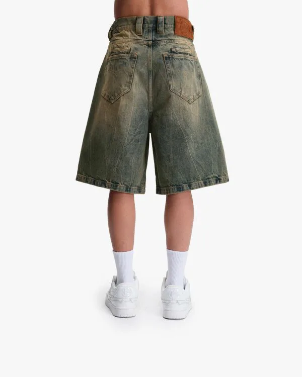 GARDA DENIM JORTS - Pantalons & Jorts - streetwear Avenue Wear