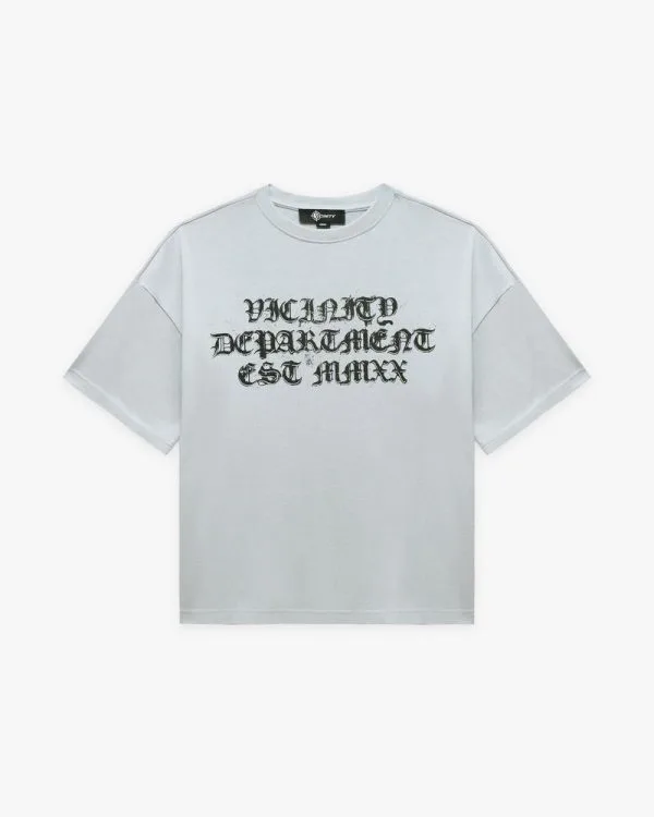 Goth dept tee grey - Avenue Wear