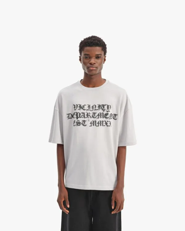 GOTH DEPT TEE GREY - Sweats & Hoodies - streetwear Avenue Wear