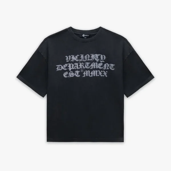 Goth dept tee vintage black - Avenue Wear
