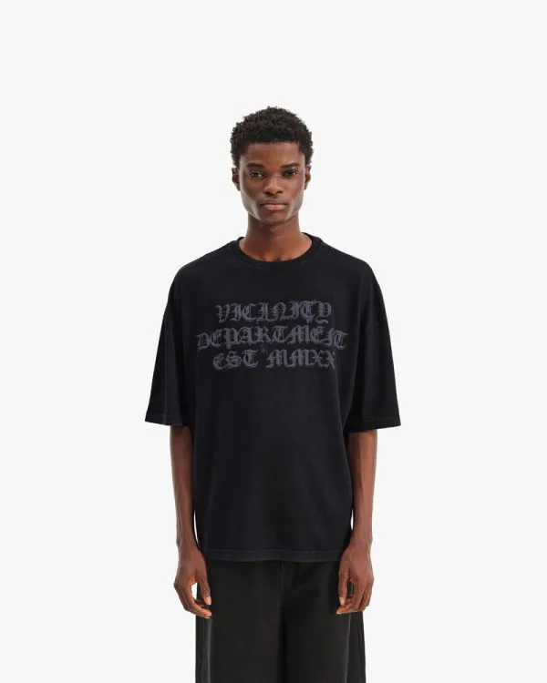 GOTH DEPT TEE VINTAGE BLACK - Sweats & Hoodies - streetwear Avenue Wear