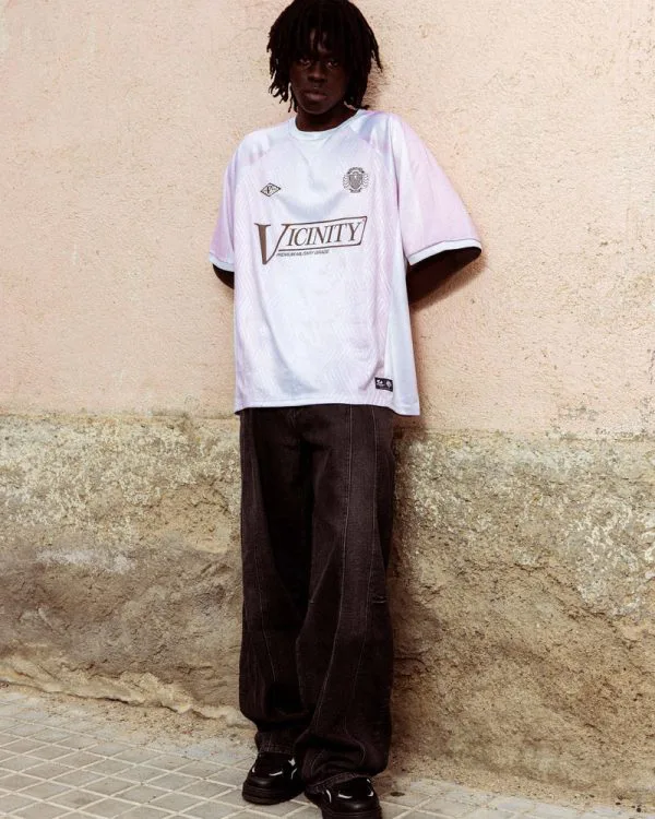 GRADIENT JERSEY PINK/CREAM - Jerseys - streetwear Avenue Wear