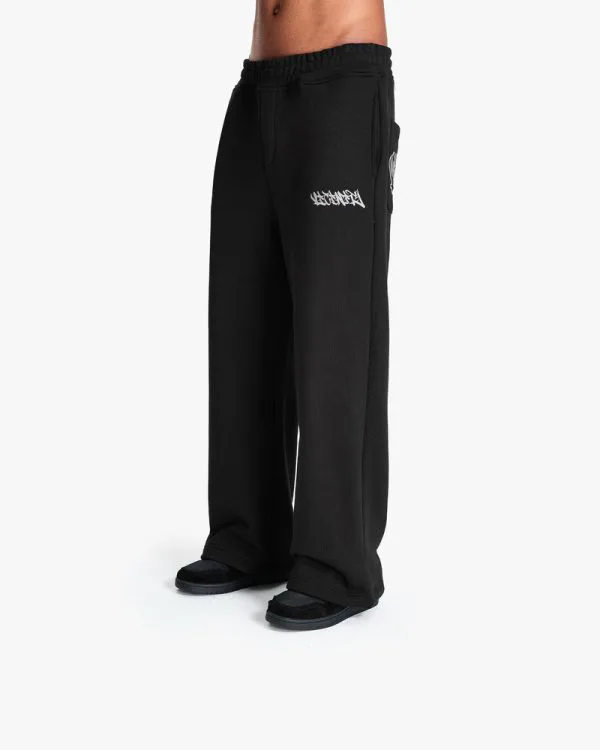 GRAFFITI JOGGER BLACK - Pantalons & Jorts - streetwear Avenue Wear