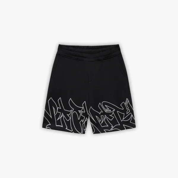 Graffiti shorts black - Avenue Wear