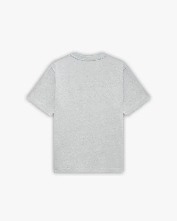 GRAFFITI TEE GREY MELANGE - T-Shirts - streetwear Avenue Wear