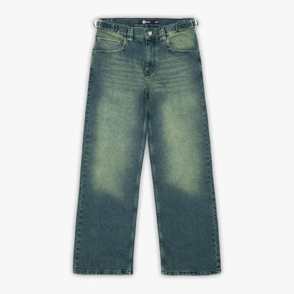 Green tinted denim - Avenue Wear