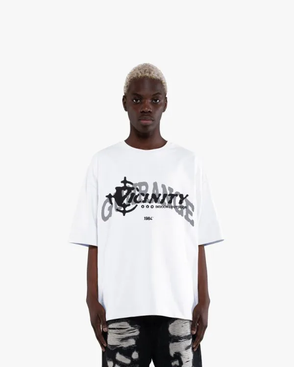 GUNRANGE TEE WHITE - T-Shirts - streetwear Avenue Wear