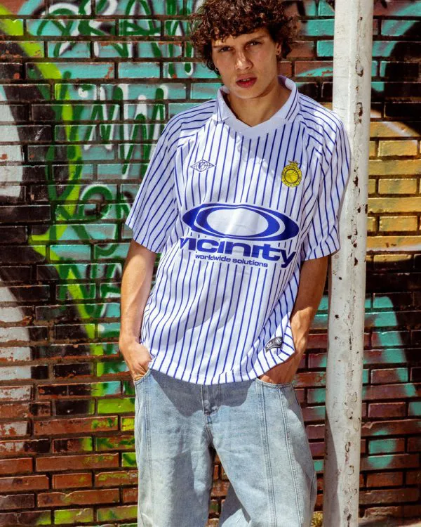 HALA VICI JERSEY WHITE/BLUE - Jerseys - streetwear Avenue Wear