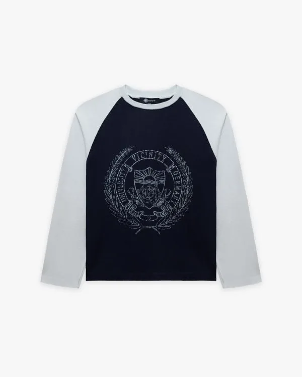Hall of fame longsleeve blue grey - Avenue Wear