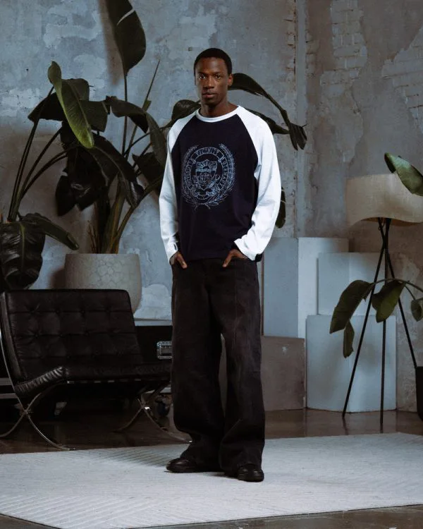 HALL OF FAME LONGSLEEVE BLUE/GREY - Sweats & Hoodies - streetwear Avenue Wear
