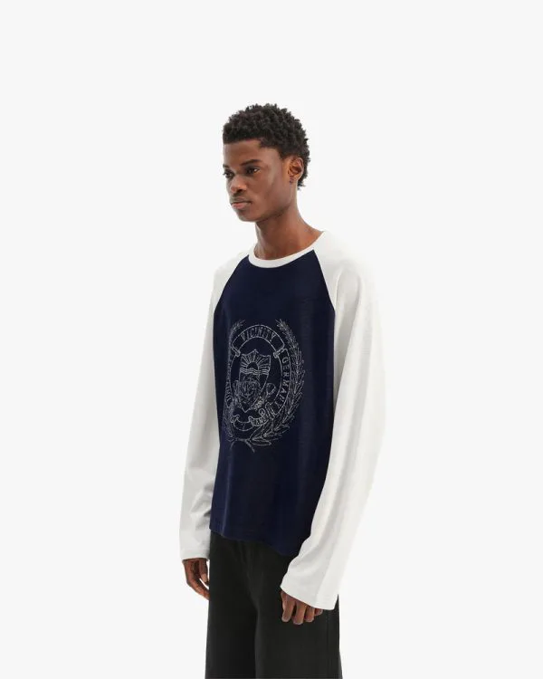 HALL OF FAME LONGSLEEVE BLUE/GREY - Sweats & Hoodies - streetwear Avenue Wear