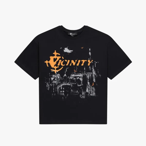 Haunted house tee black - Avenue Wear