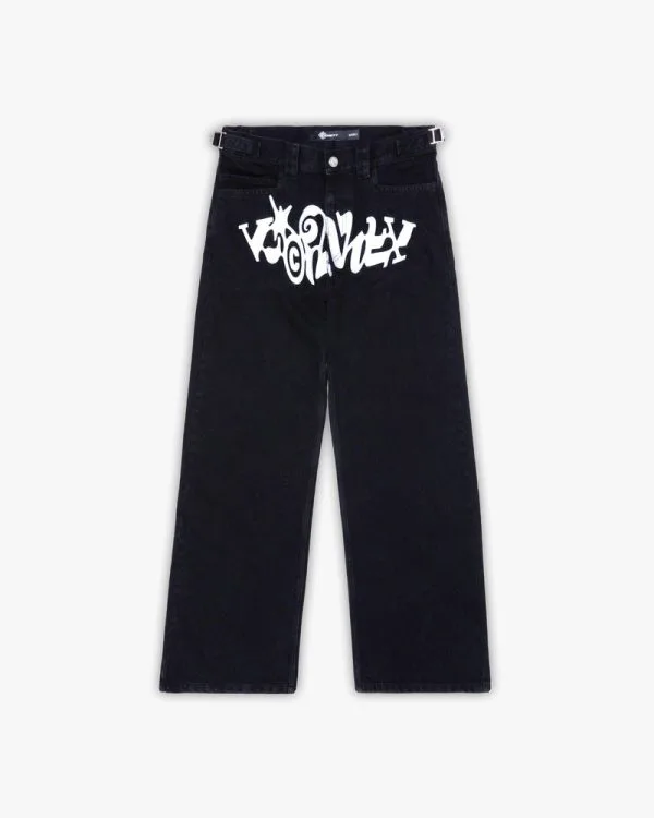 Havoc denim black white - Avenue Wear