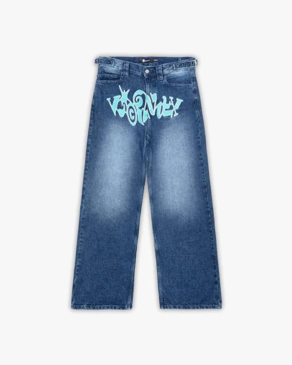 Havoc denim dark blue turquoise - Avenue Wear