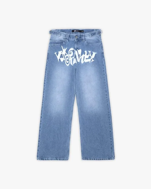 Havoc denim light blue white - Avenue Wear
