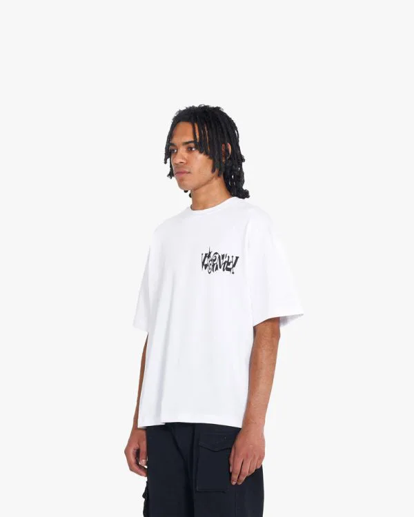 HAVOC TEE WHITE - T-Shirts - streetwear Avenue Wear