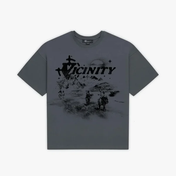 Hidden hills tee dark grey - Avenue Wear
