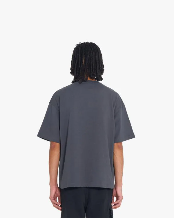 HIDDEN HILLS TEE DARK GREY - T-Shirts - streetwear Avenue Wear