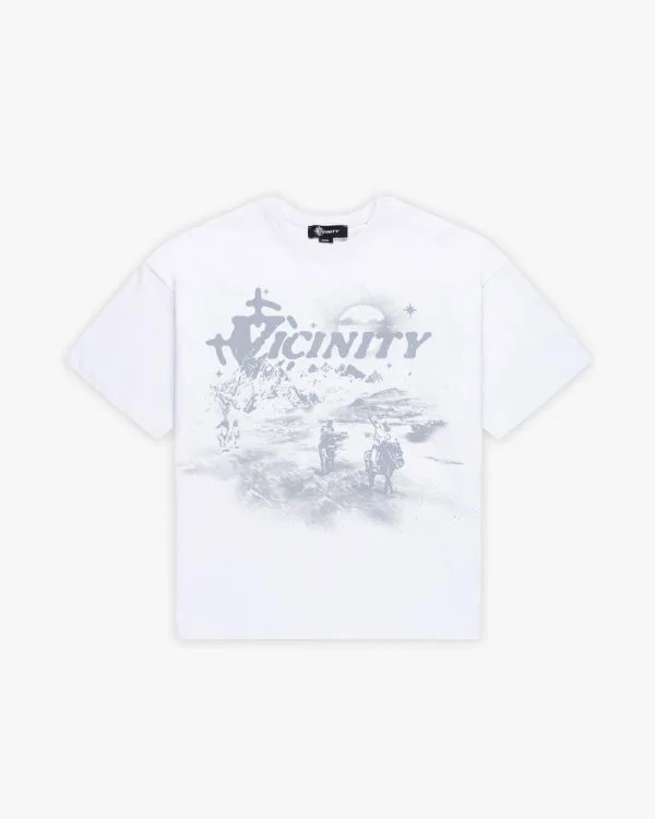 Hidden hills tee white - Avenue Wear