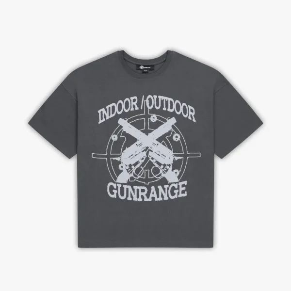 Indoor outdoor tee dark grey - Avenue Wear