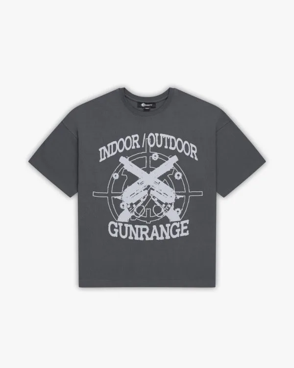 Indoor outdoor tee dark grey - Avenue Wear