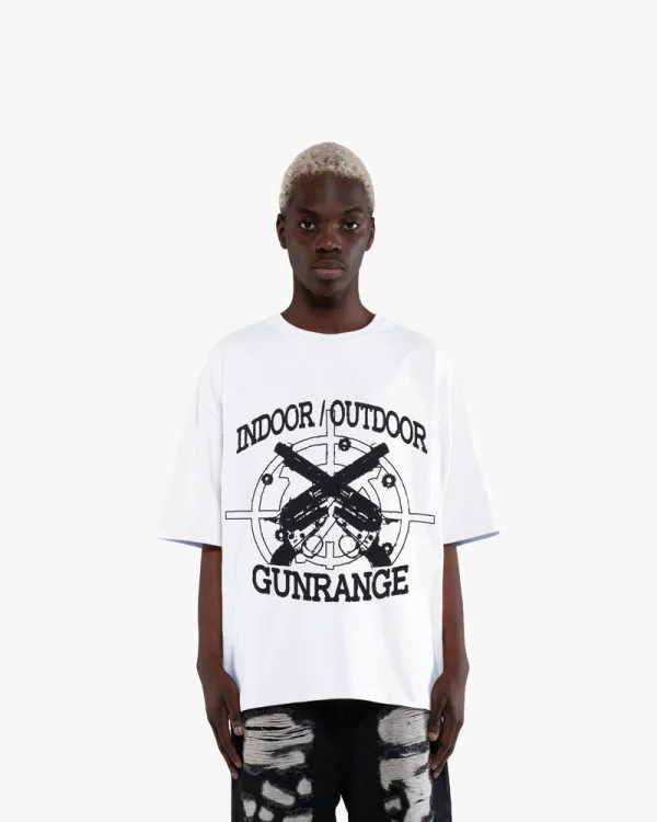 INDOOR/OUTDOOR TEE WHITE - T-Shirts - streetwear Avenue Wear