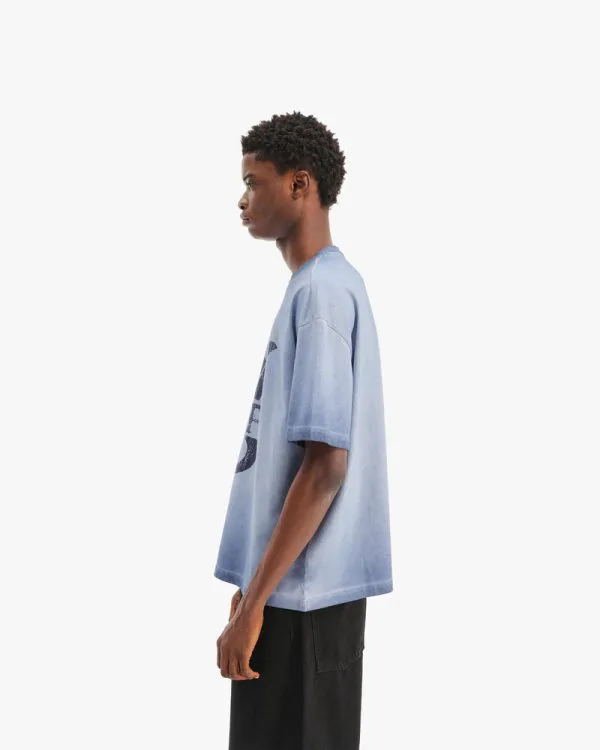 INITIALS TEE BLUE - Sweats & Hoodies - streetwear Avenue Wear
