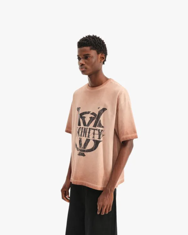 INITIALS TEE BROWN - Sweats & Hoodies - streetwear Avenue Wear
