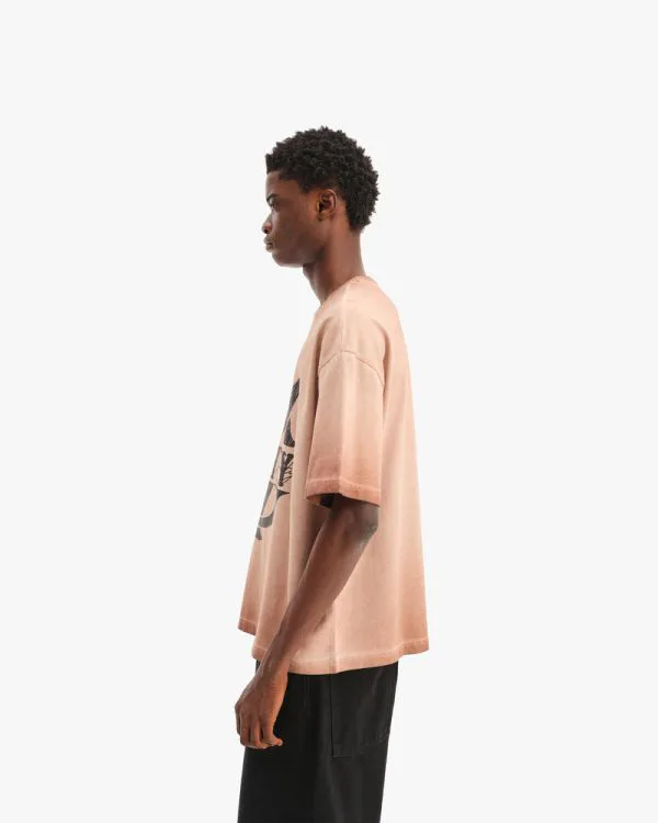 INITIALS TEE BROWN - Sweats & Hoodies - streetwear Avenue Wear