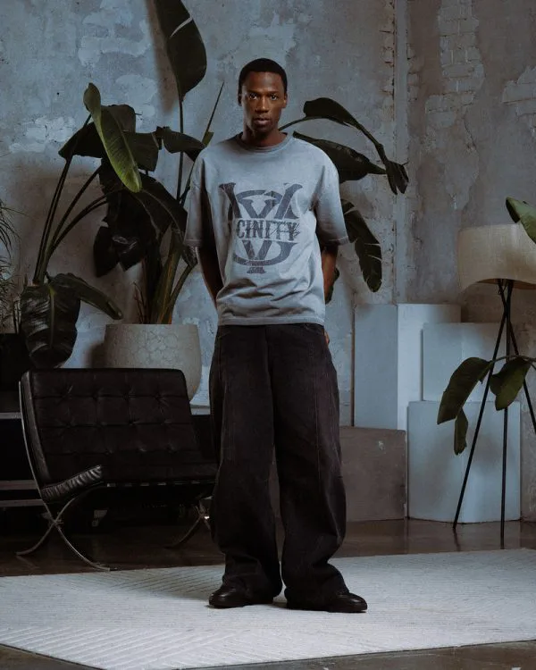 INITIALS TEE DARK GREY - Sweats & Hoodies - streetwear Avenue Wear